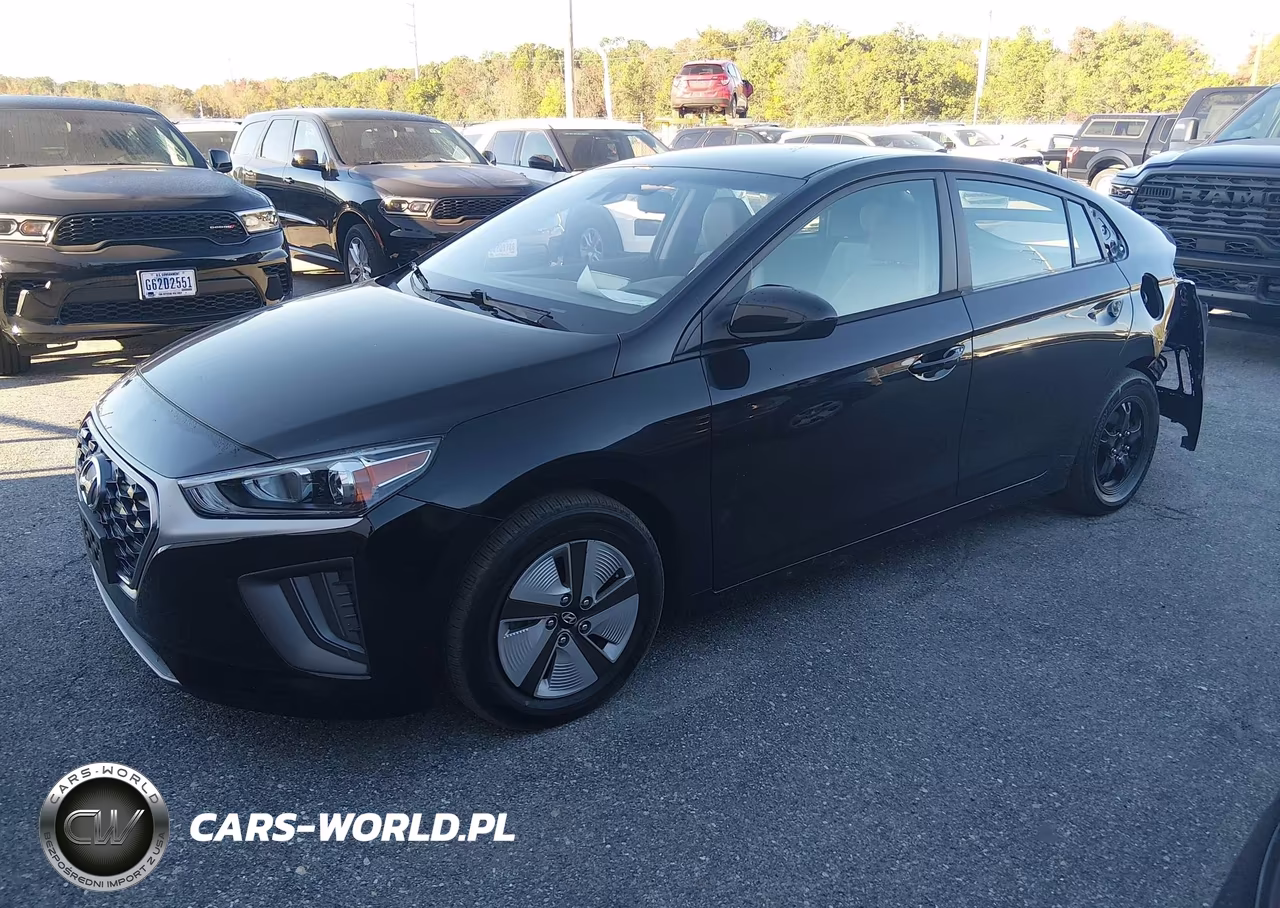 2021 Hyundai Ioniq Hybrid Blue VIN:KMHC65LCXMU245915 - 2