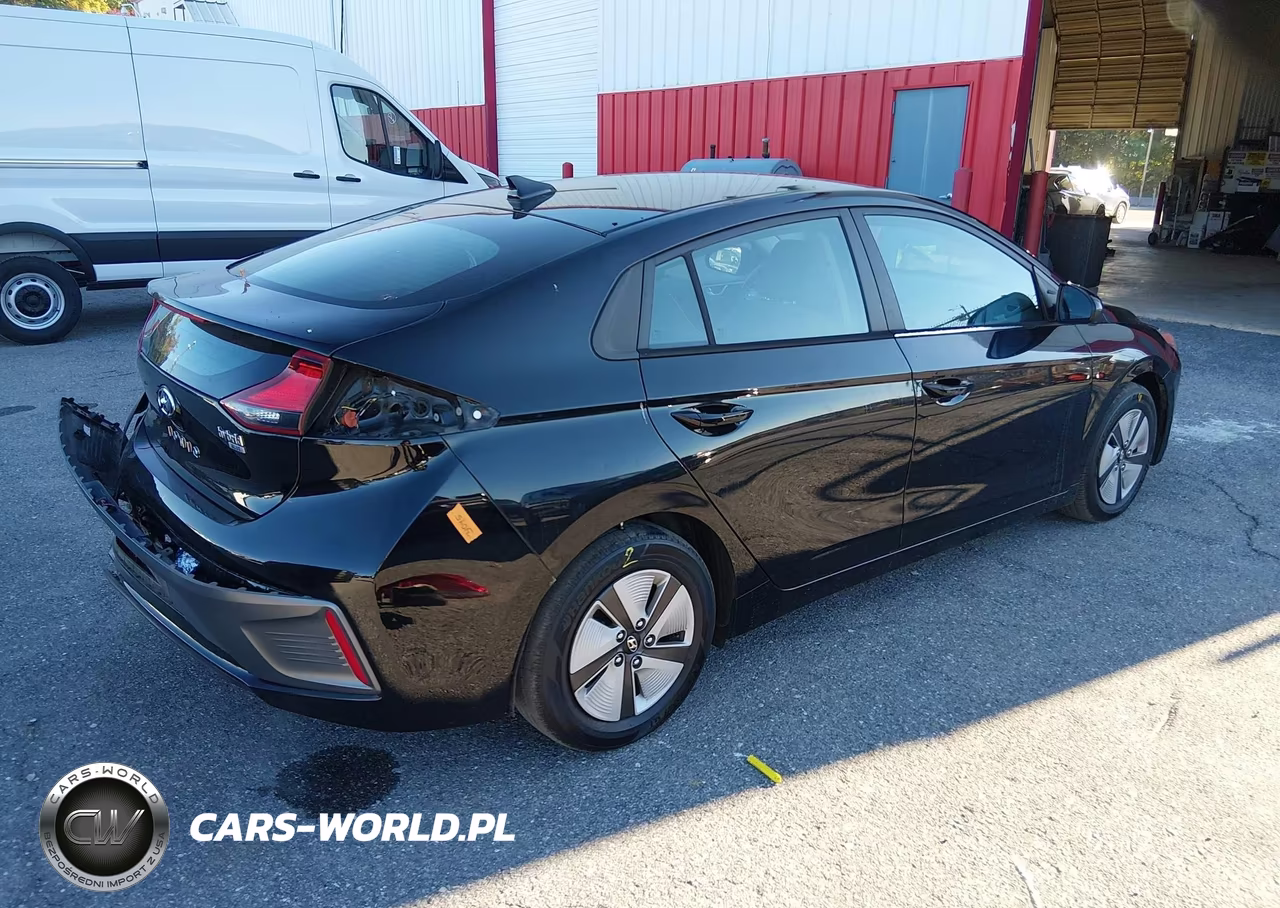 2021 Hyundai Ioniq Hybrid Blue VIN:KMHC65LCXMU245915 - 4