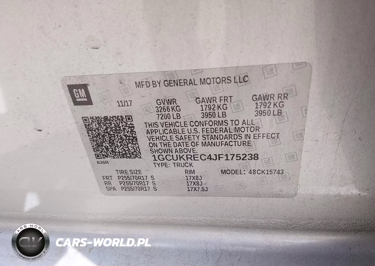 2018 Chevrolet Silverado 1500 1Lt VIN:1GCUKREC4JF175238 - 9