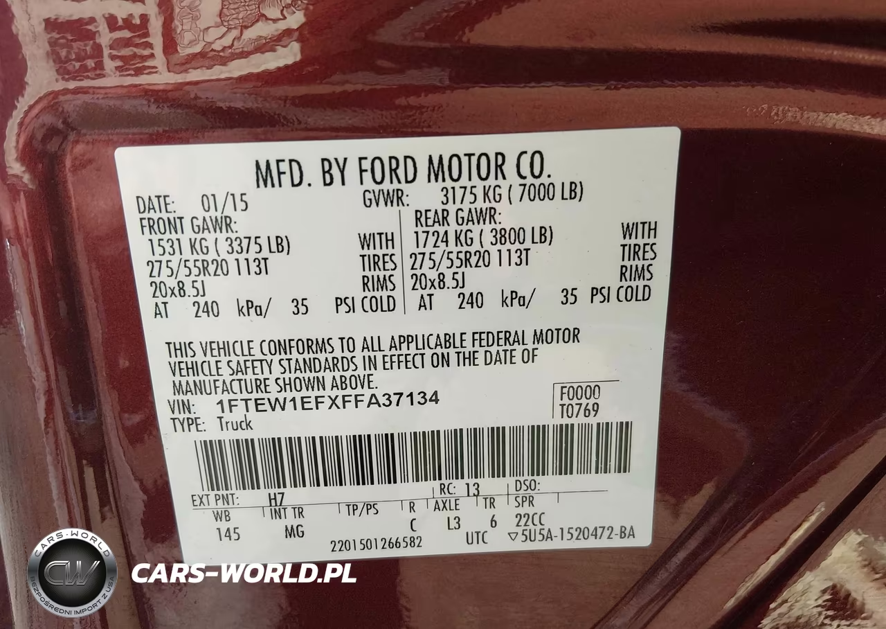 2015 Ford F-150 Xlt VIN:1FTEW1EFXFFA37134 - 9
