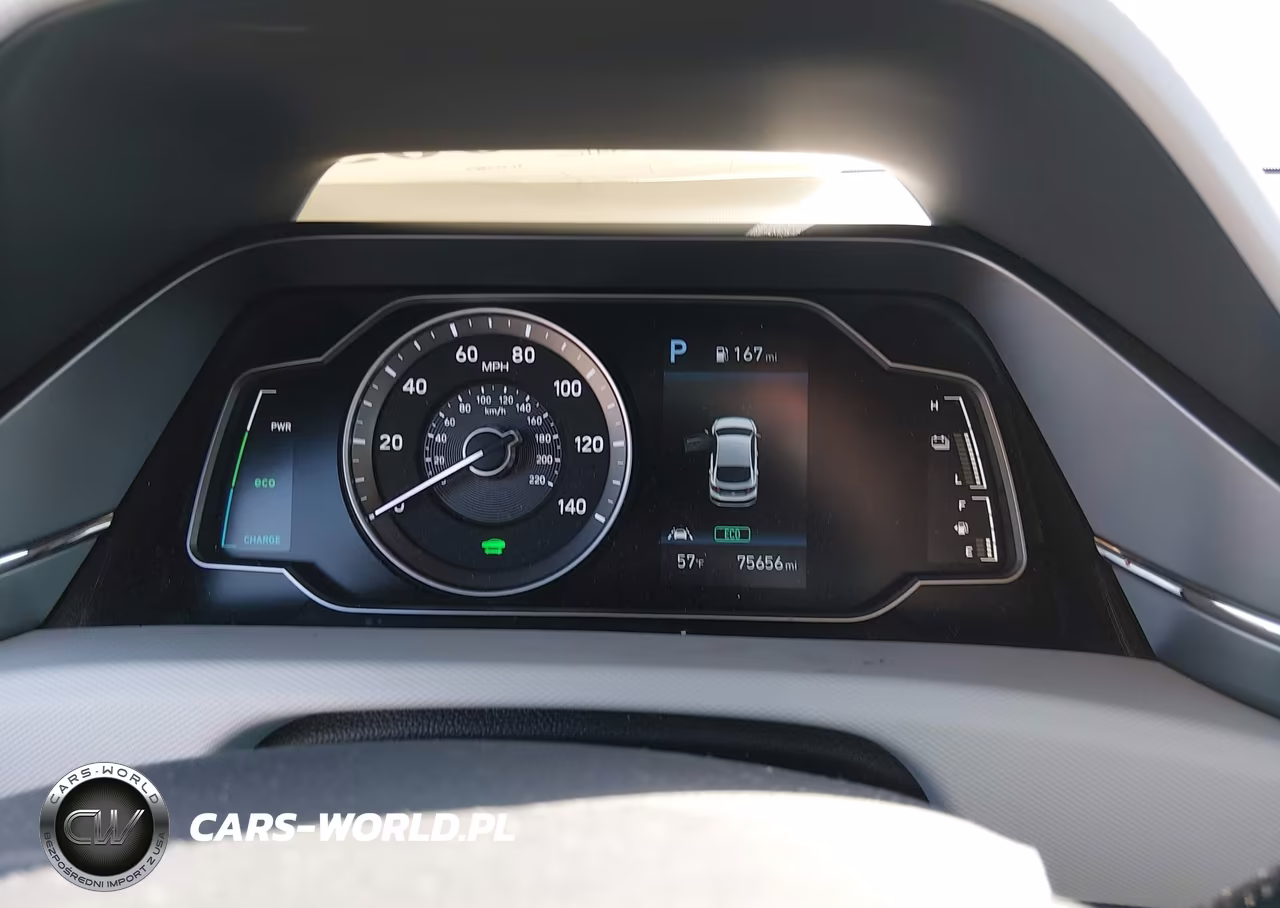 2020 Hyundai Ioniq Hybrid Blue VIN:KMHC65LC7LU231999 - 7
