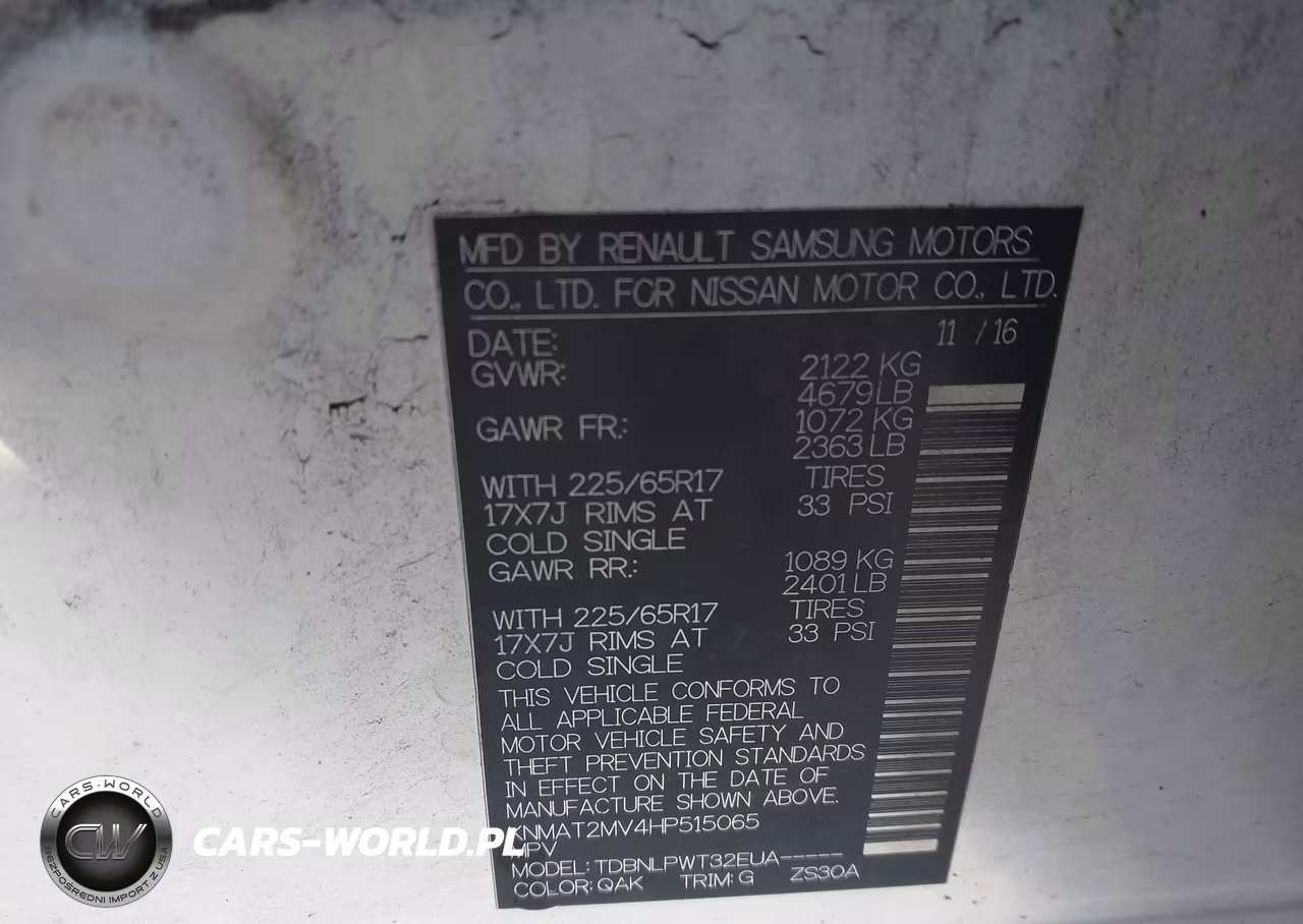 2017 Nissan Rogue S VIN:KNMAT2MV4HP515065 - 9