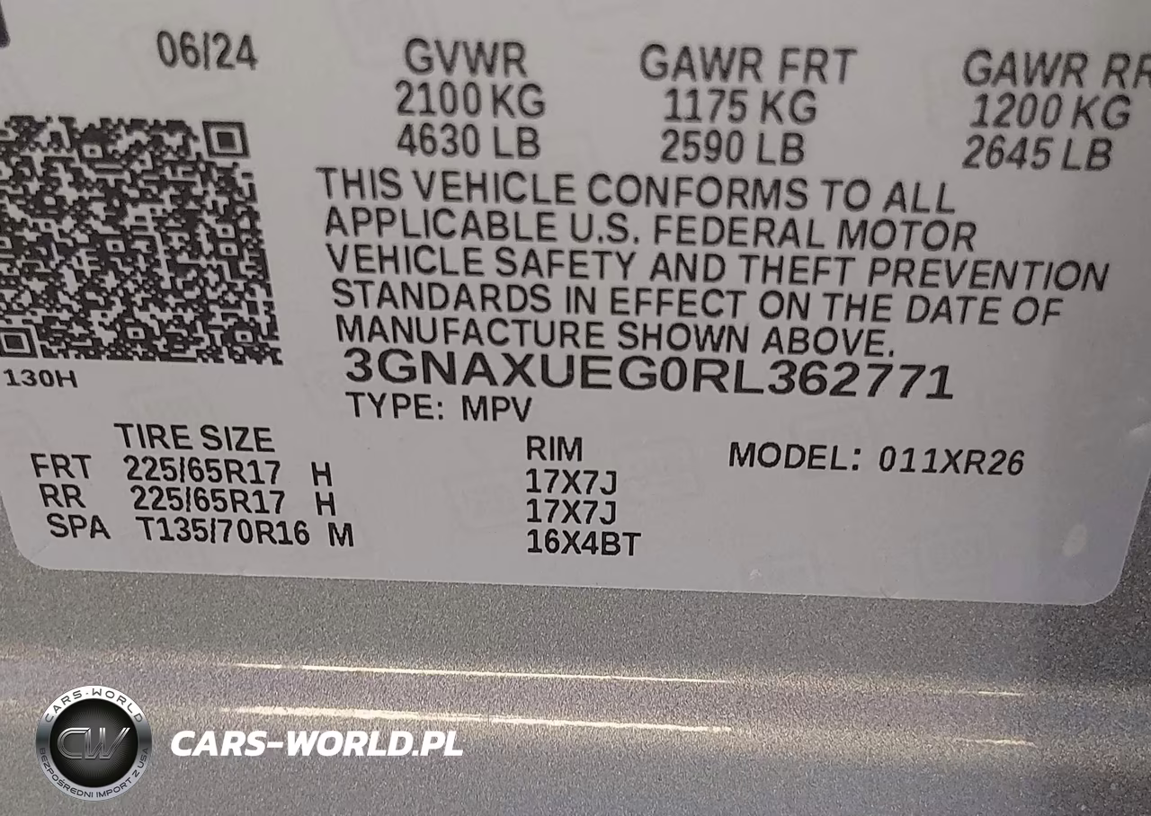 2024 Chevrolet Equinox Awd Lt VIN:3GNAXUEG0RL362771 - 9