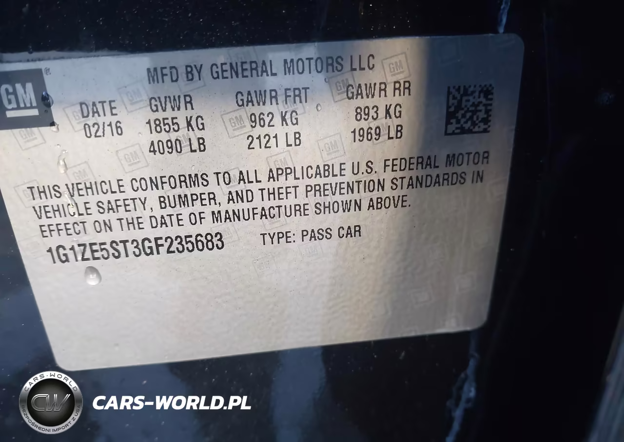 2016 Chevrolet Malibu 1Lt VIN:1G1ZE5ST3GF235683 - 9