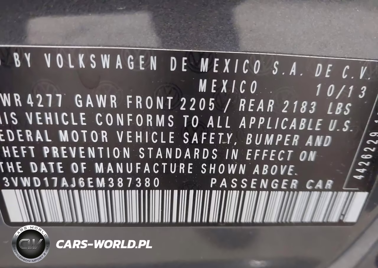 2014 Volkswagen Jetta 1.8T Se VIN:3VWD17AJ6EM387380 - 9