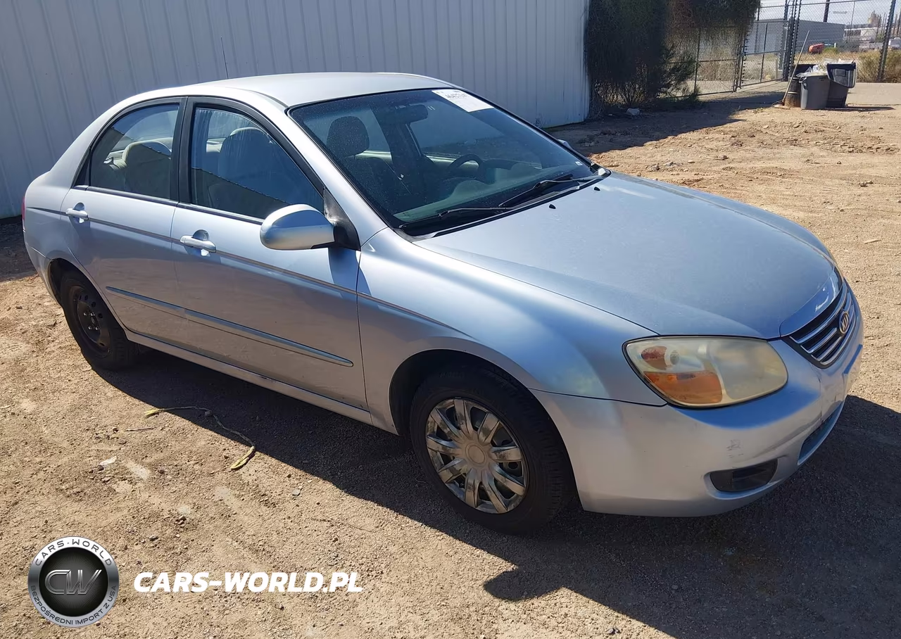 2008 Kia Spectra Ex VIN:KNAFE121085554318 - 1