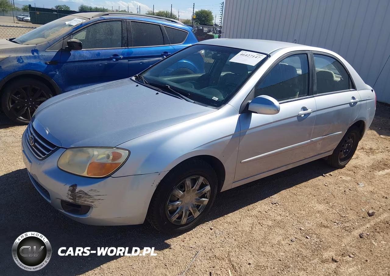 2008 Kia Spectra Ex VIN:KNAFE121085554318 - 2