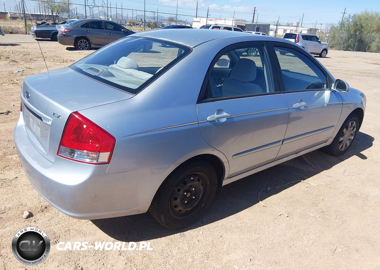 2008 Kia Spectra Ex VIN:KNAFE121085554318 - 4