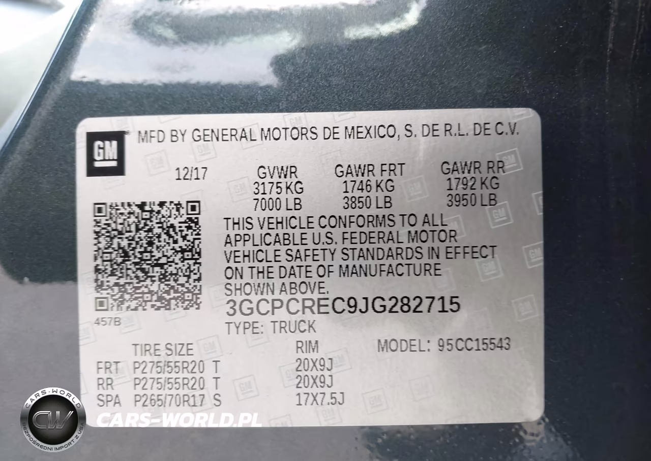2018 Chevrolet Silverado 1500 1Lt VIN:3GCPCREC9JG282715 - 9
