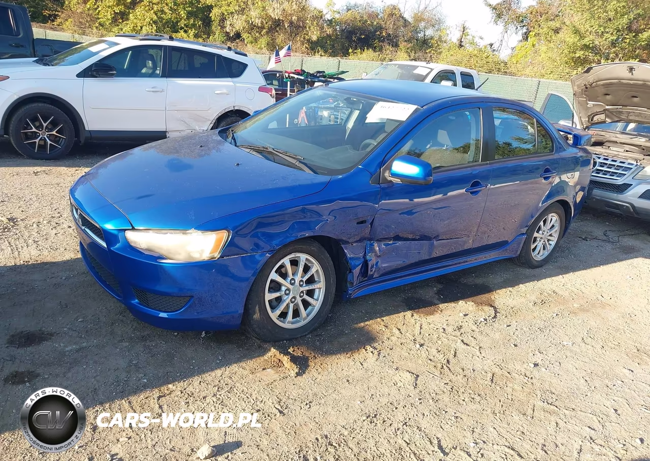 2010 Mitsubishi Lancer Es VIN:JA32U2FU3AU009383 - 2