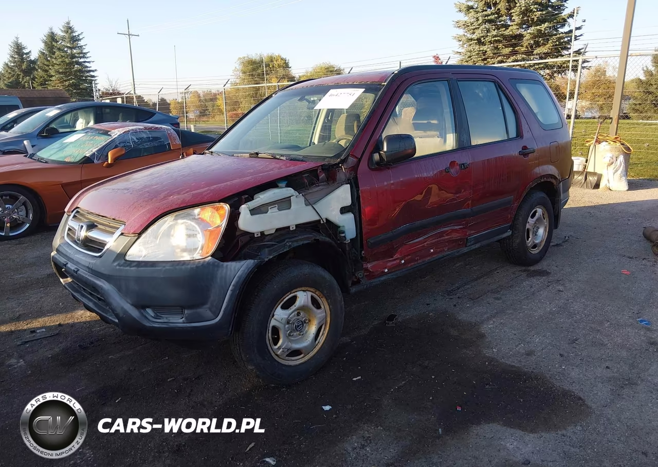 2002 Honda Cr-V Lx VIN:JHLRD78482C003969 - 2