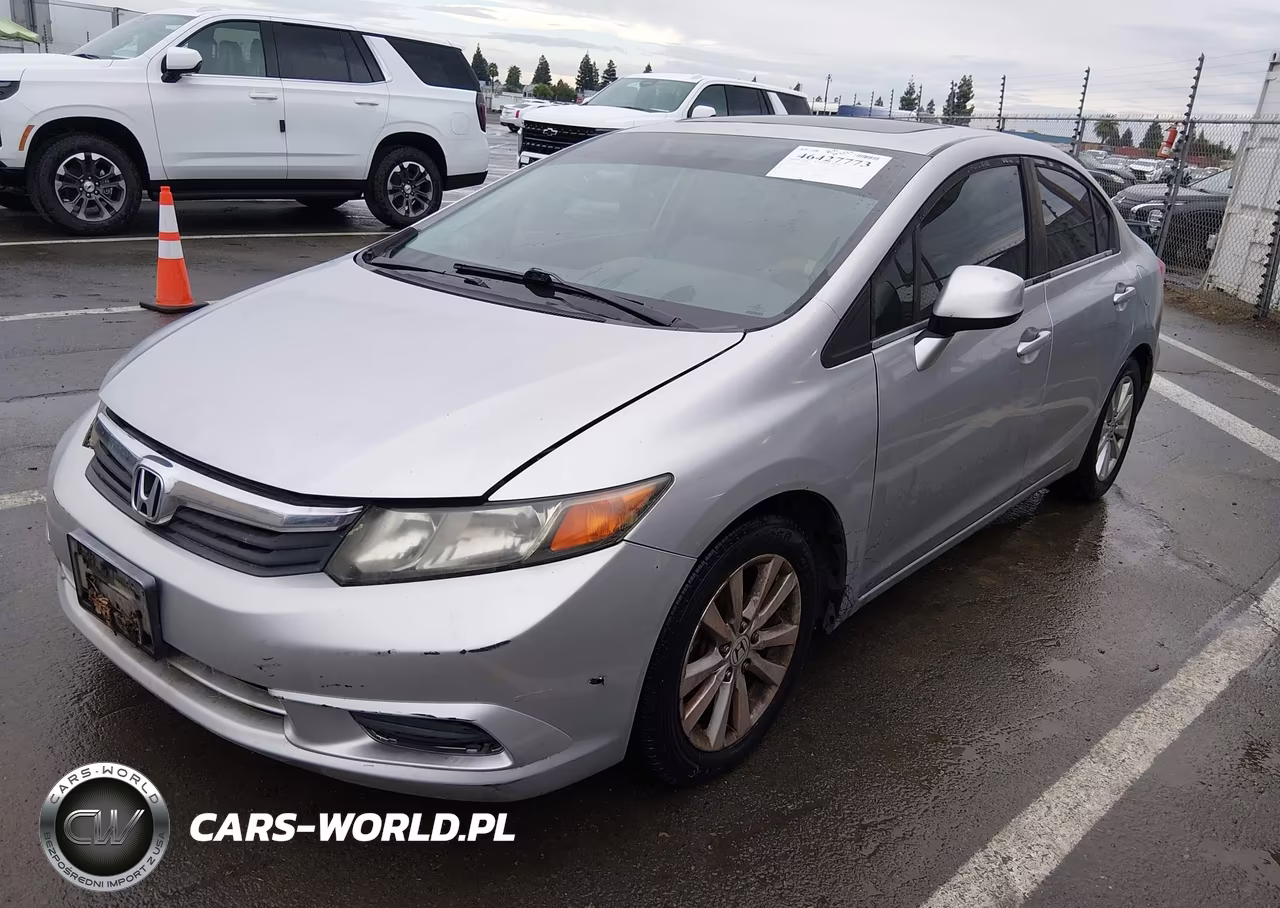 2012 Honda Civic Ex-L VIN:19XFB2F90CE364663 - 2