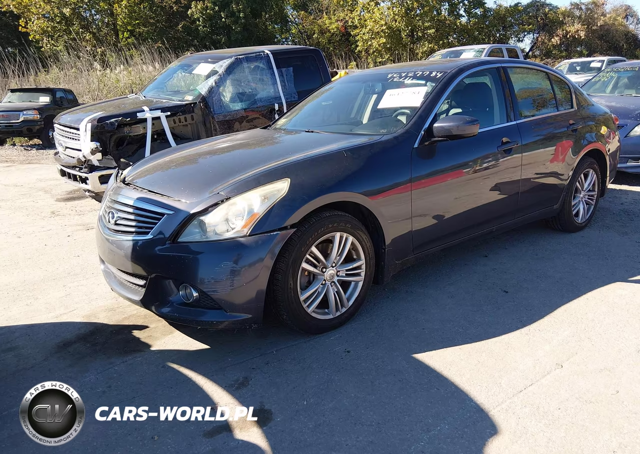 2011 Infiniti G25X VIN:JN1DV6AR4BM450963 - 2