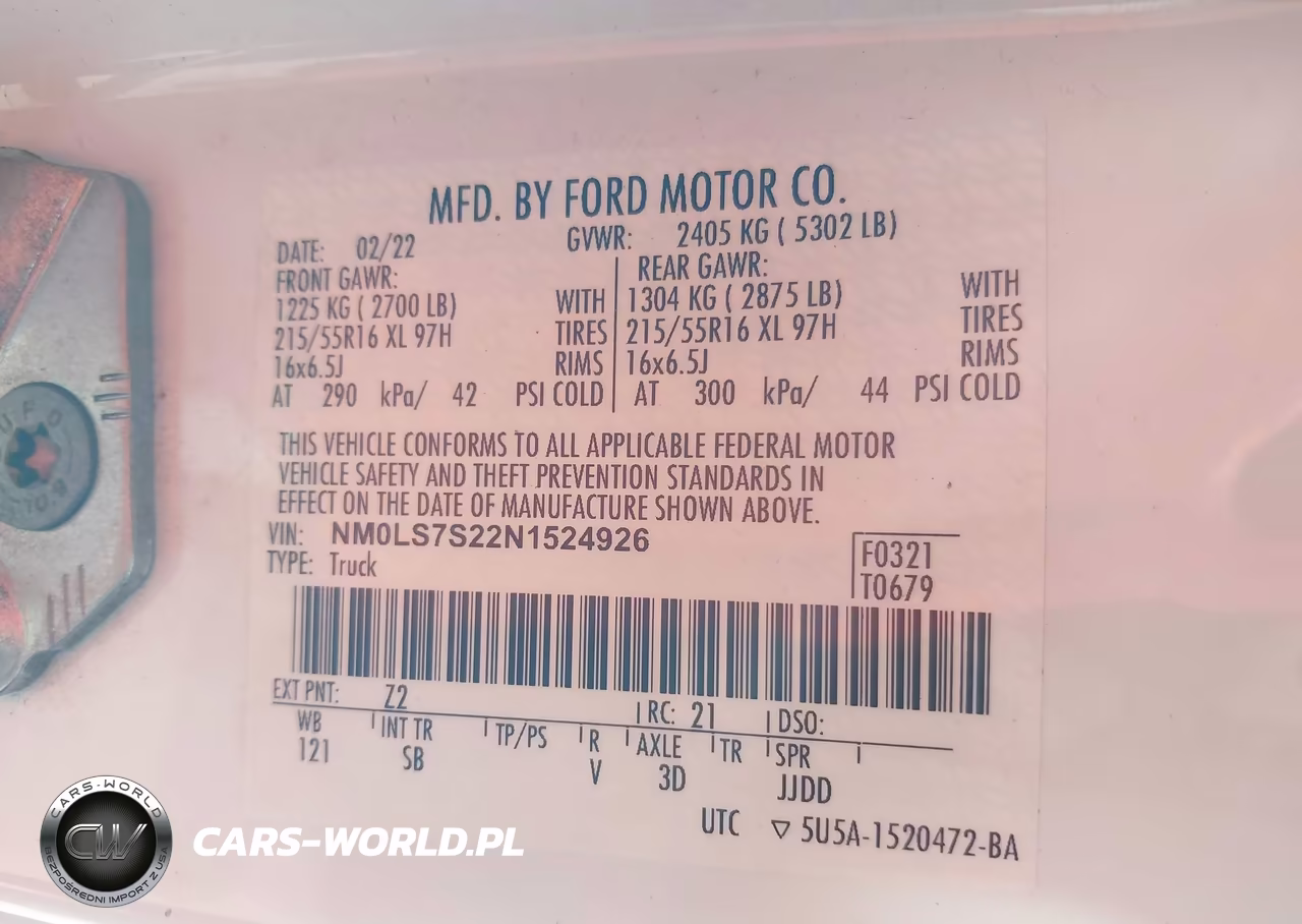 2022 Ford Transit Connect Xl Delivery Van VIN:NM0LS7S22N1524926 - 9