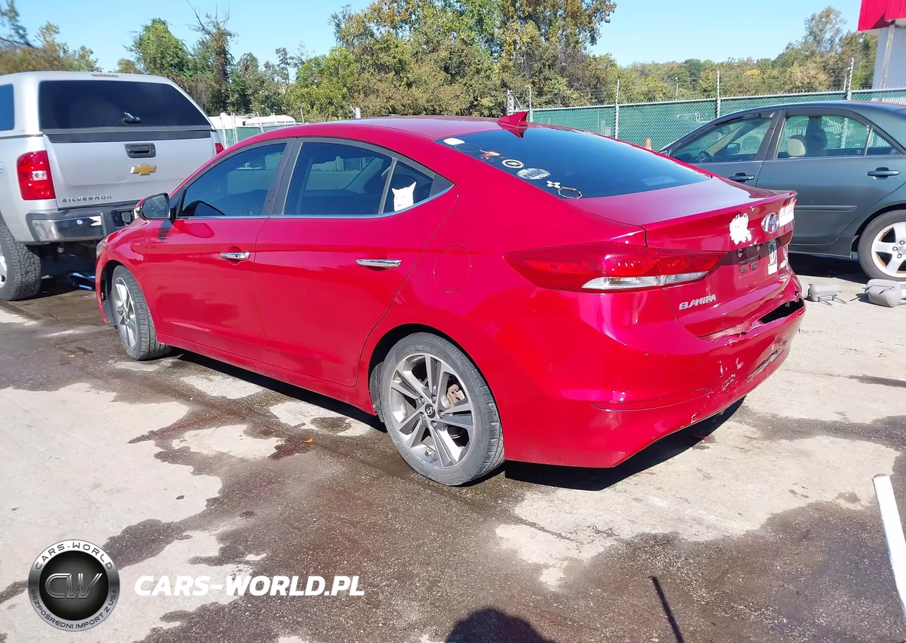 2017 Hyundai Elantra Limited VIN:5NPD84LF7HH028393 - 3