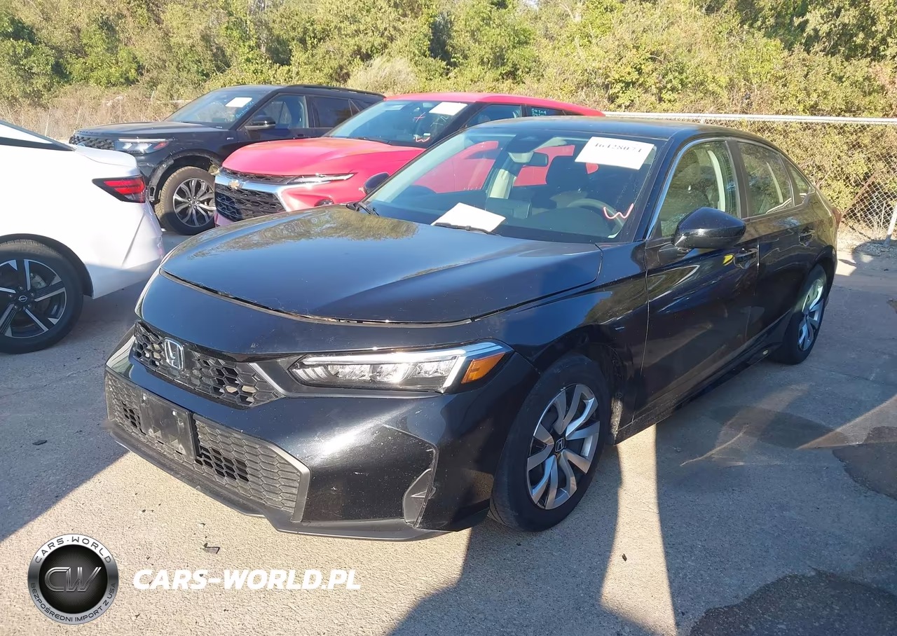 2025 Honda Civic Lx VIN:2HGFE2F26SH601641 - 2