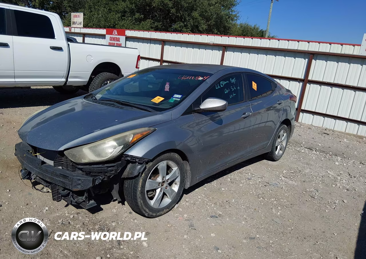 2014 Hyundai Elantra Se VIN:KMHDH4AE8EU040124 - 2