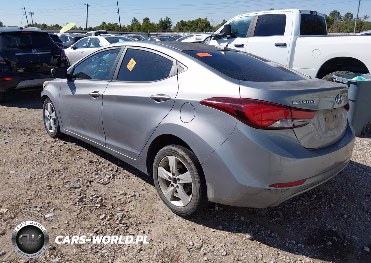 2014 Hyundai Elantra Se VIN:KMHDH4AE8EU040124 - 3