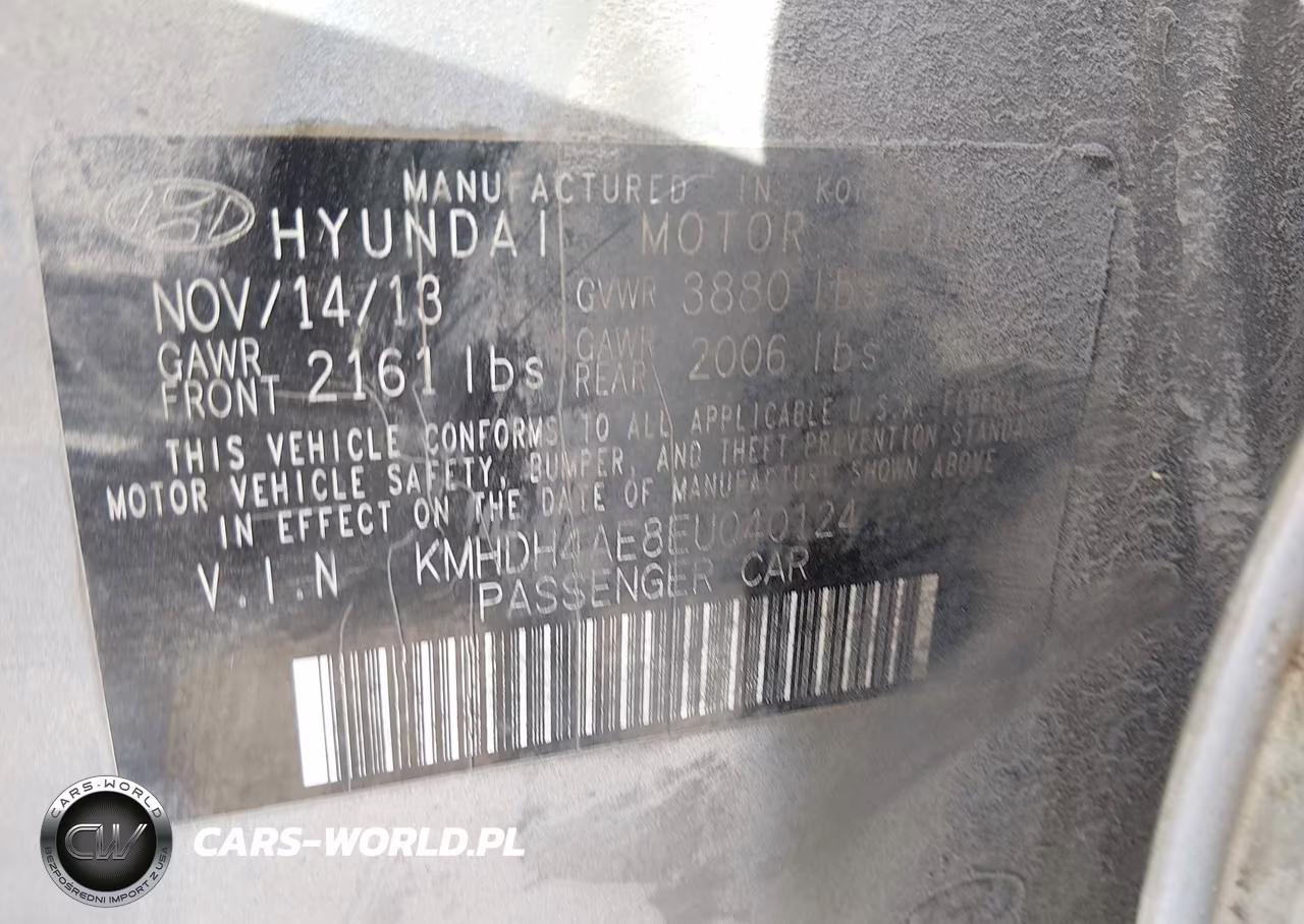 2014 Hyundai Elantra Se VIN:KMHDH4AE8EU040124 - 9