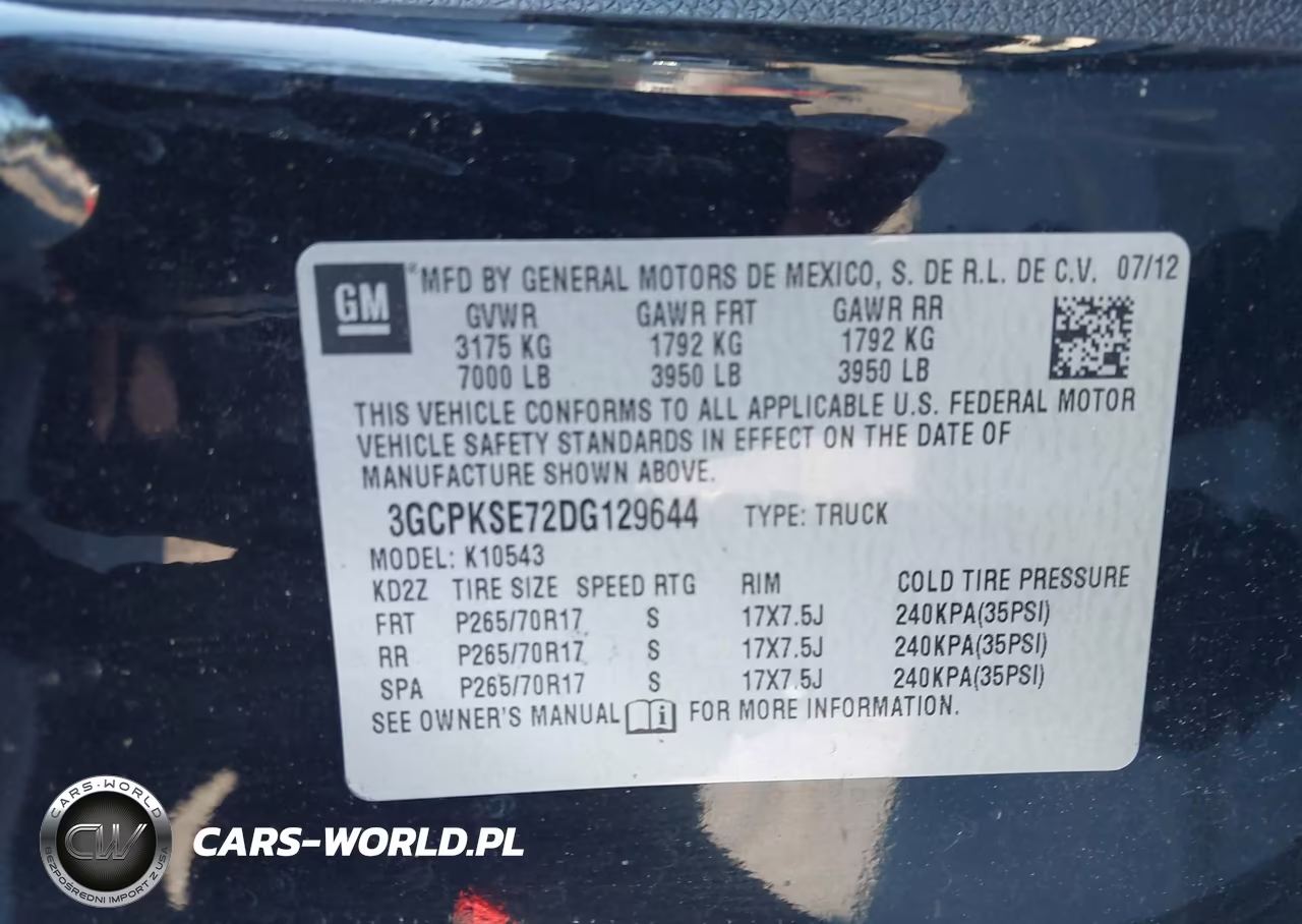2013 Chevrolet Silverado 1500 Lt VIN:3GCPKSE72DG129644 - 9