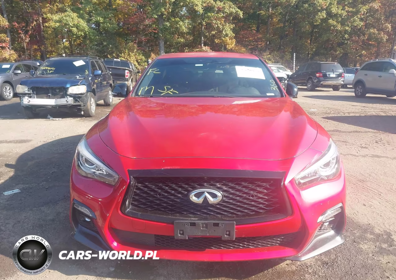 2020 Infiniti Q50 Red Sport 400 Awd VIN:JN1FV7AR0LM660878 - 12