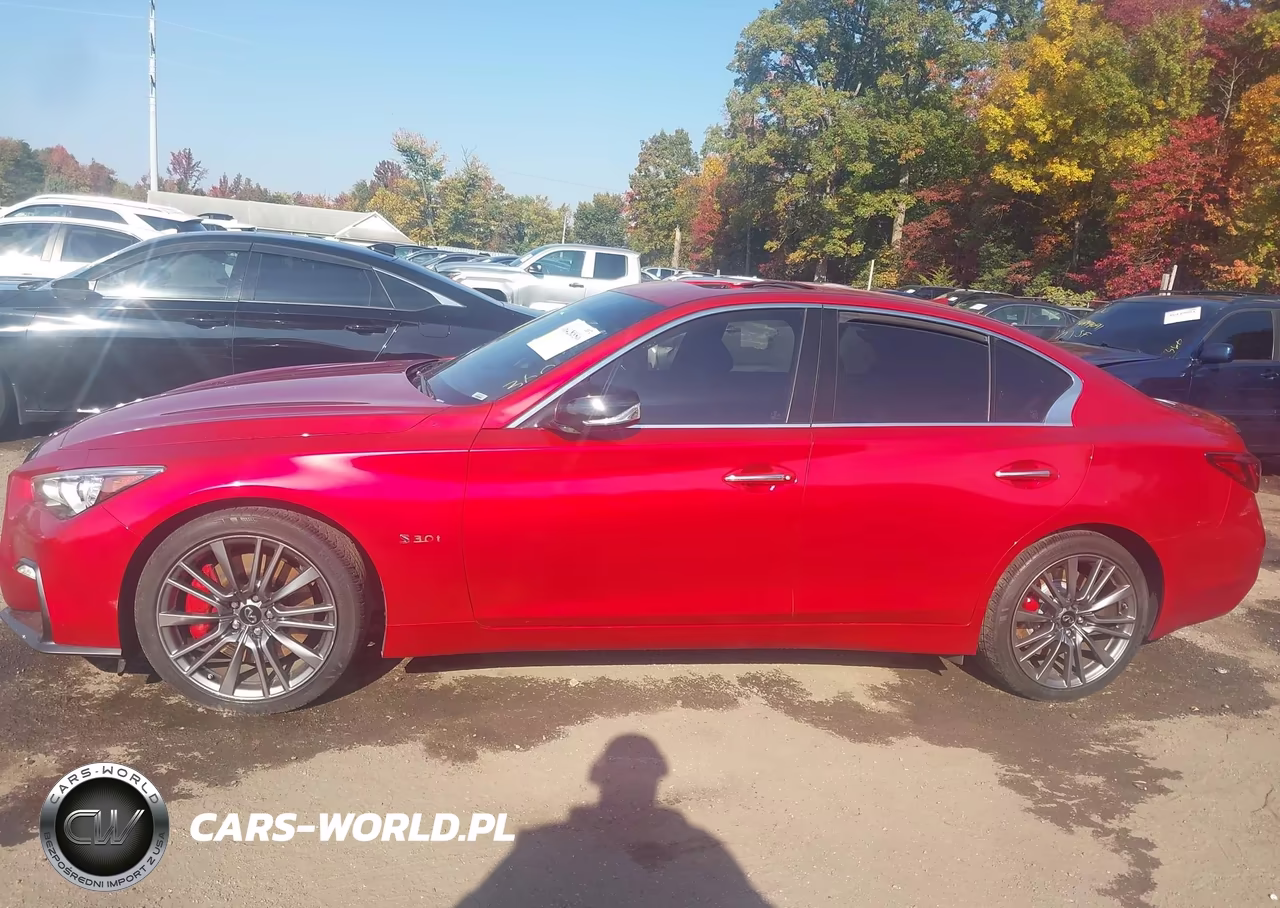 2020 Infiniti Q50 Red Sport 400 Awd VIN:JN1FV7AR0LM660878 - 14