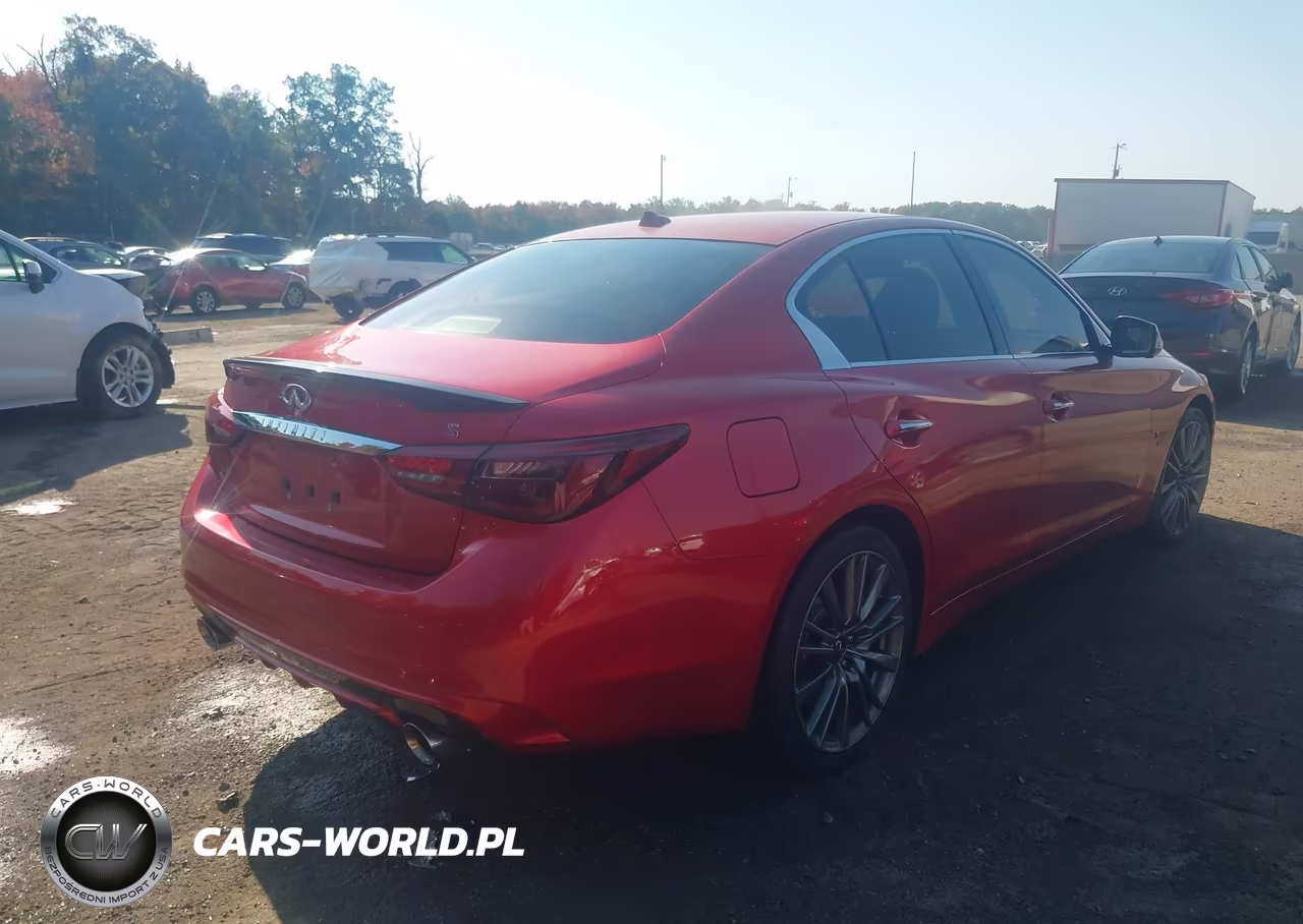 2020 Infiniti Q50 Red Sport 400 Awd VIN:JN1FV7AR0LM660878 - 4