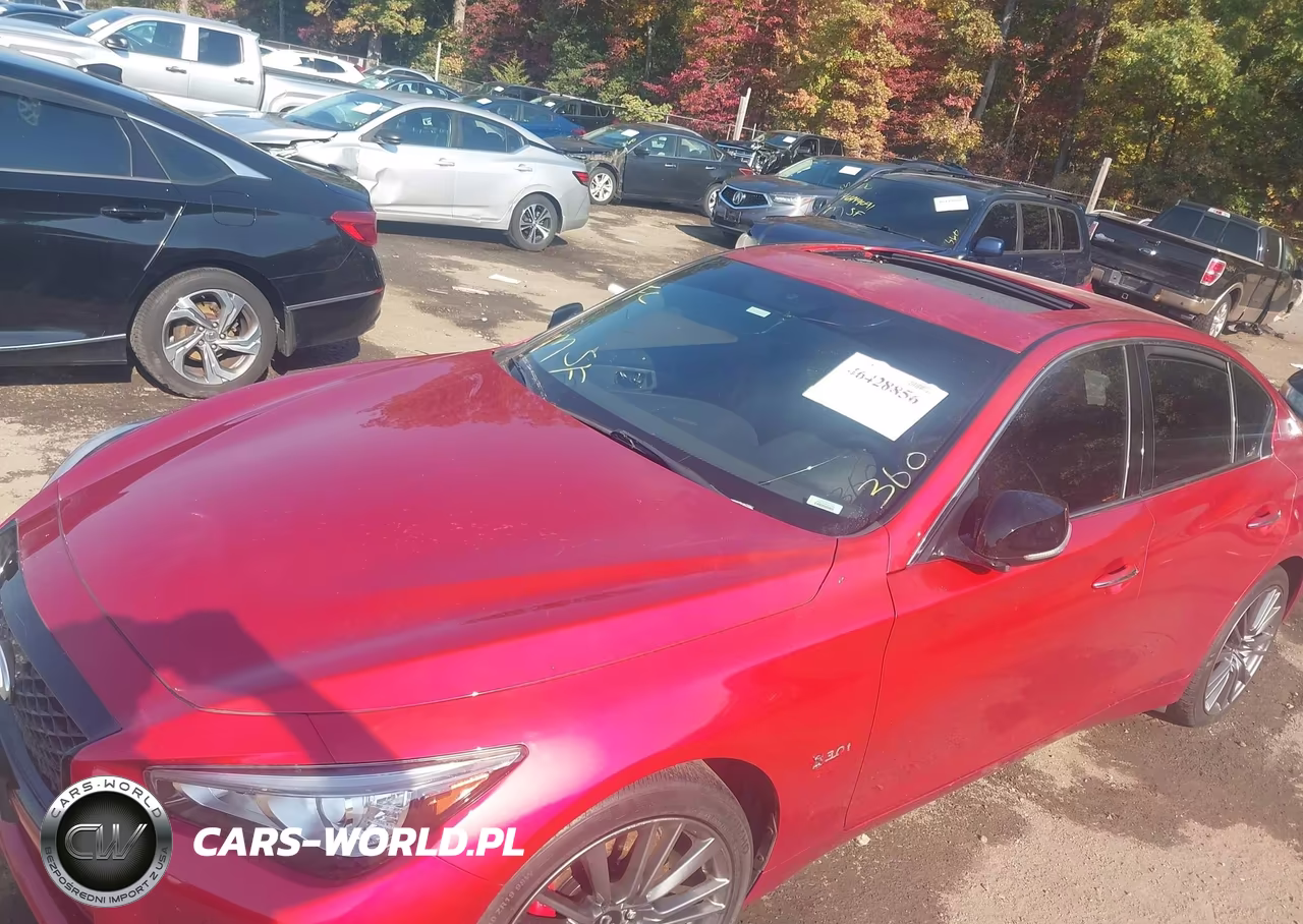 2020 Infiniti Q50 Red Sport 400 Awd VIN:JN1FV7AR0LM660878 - 6