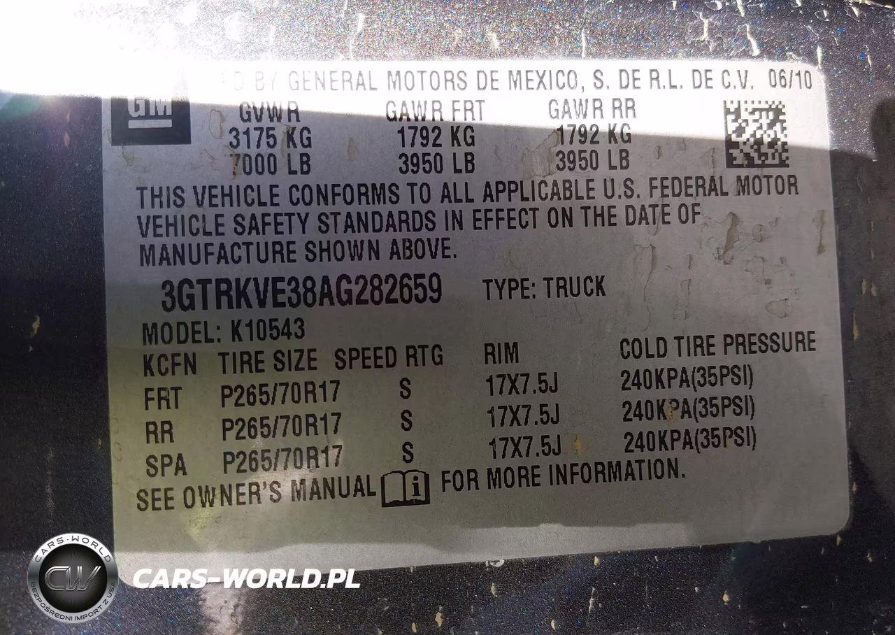 2010 GMC Sierra 1500 Sle VIN:3GTRKVE38AG282659 - 9