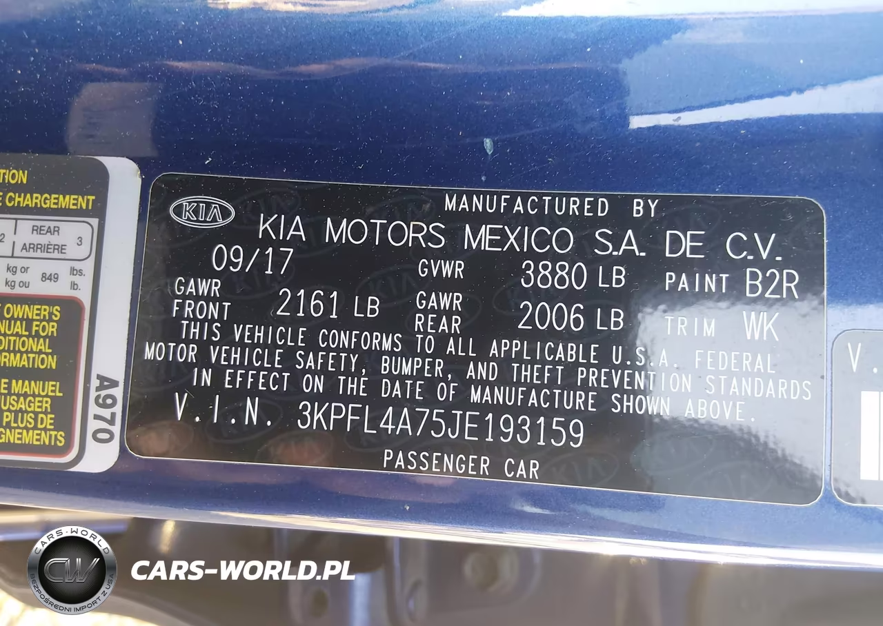 2018 Kia Forte Lx VIN:3KPFL4A75JE193159 - 9