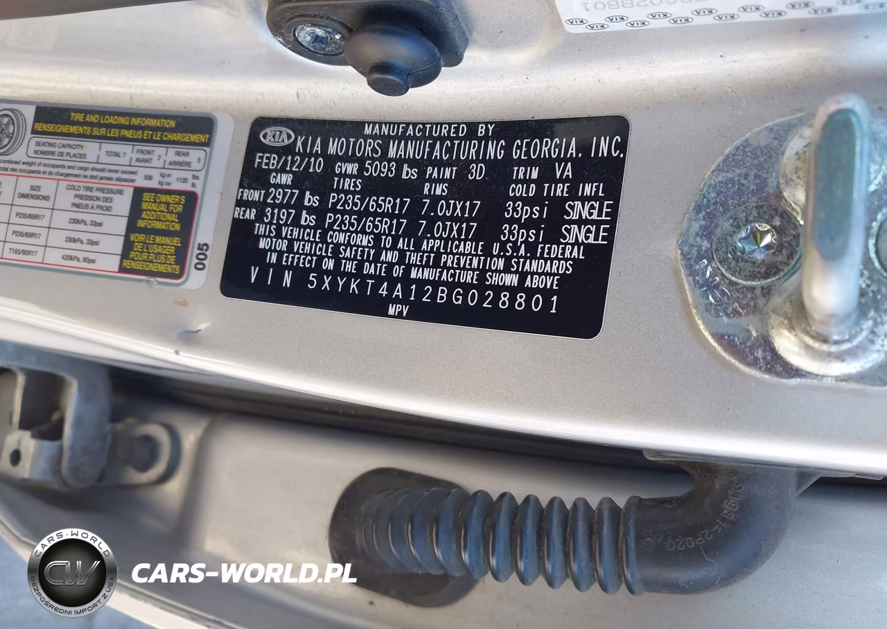 2011 Kia Sorento Lx VIN:5XYKT4A12BG028801 - 12
