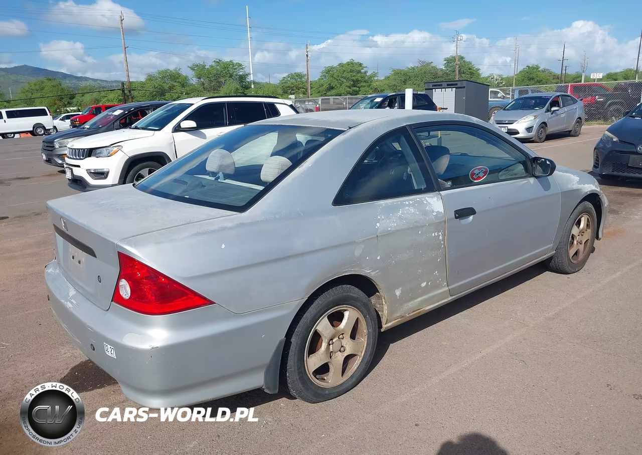 2004 Honda Civic Vp VIN:1HGEM21124L031267 - 4