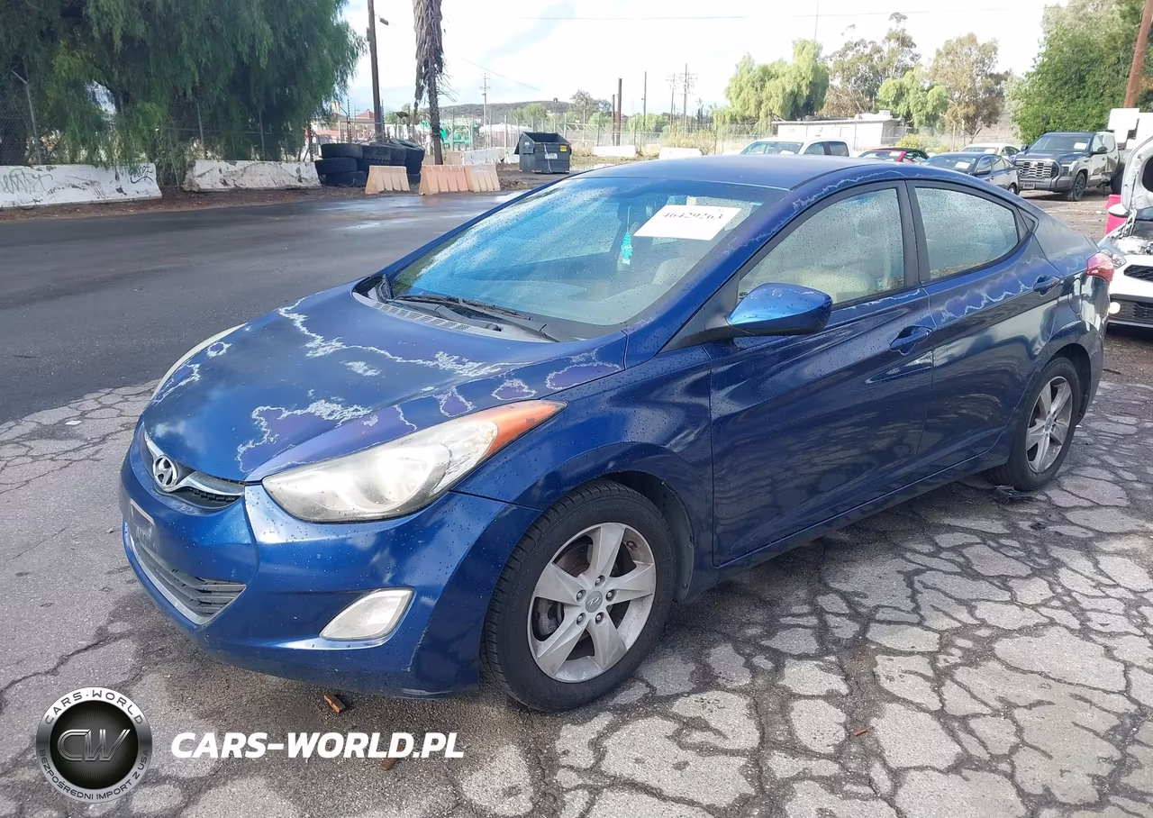2013 Hyundai Elantra Gls VIN:KMHDH4AEXDU809480 - 2