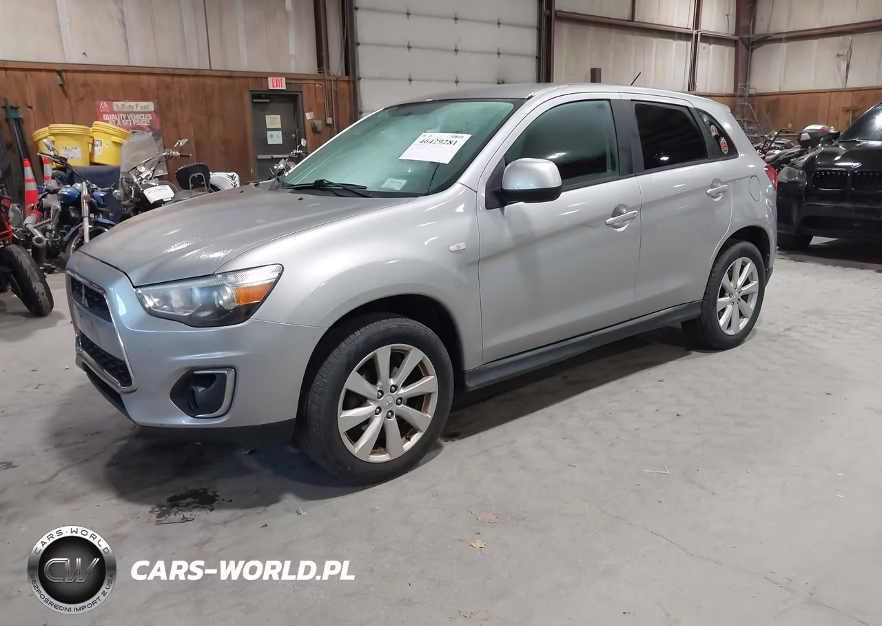 2015 Mitsubishi Outlander Sport Es VIN:4A4AP3AU8FE045680 - 2