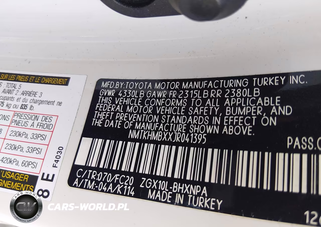 2018 Toyota C-Hr Xle VIN:NMTKHMBXXJR041395 - 9