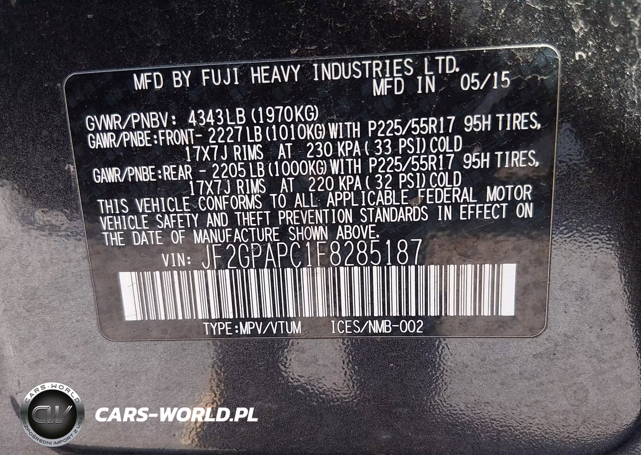 2015 Subaru Xv Crosstrek 2.0I Limited VIN:JF2GPAPC1F8285187 - 9