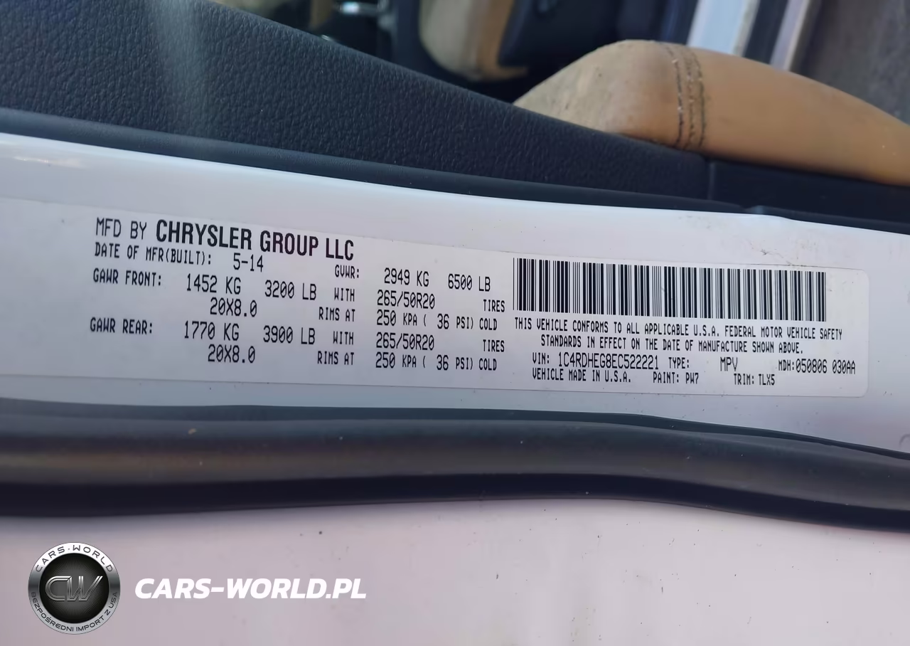2014 Dodge Durango Citadel VIN:1C4RDHEG8EC522221 - 9