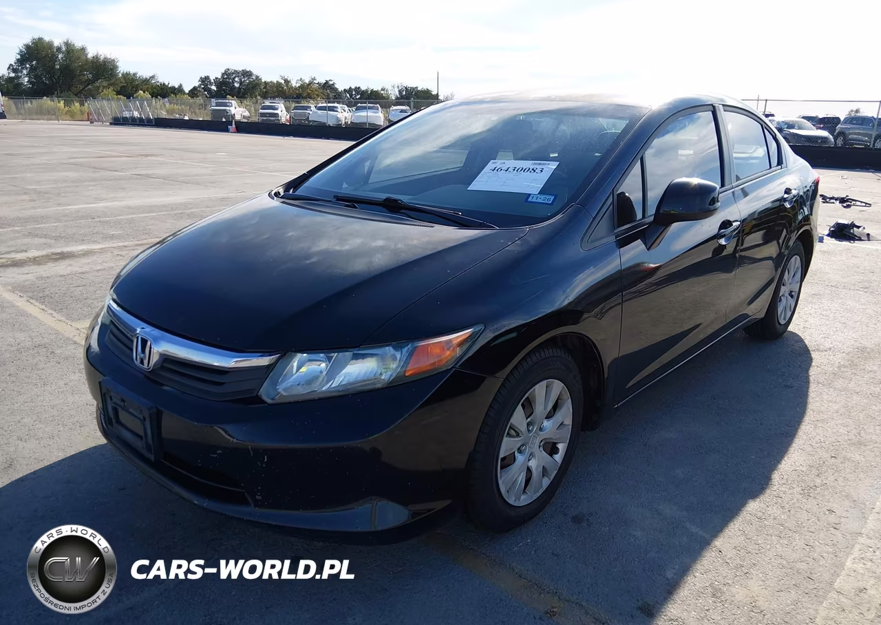 2012 Honda Civic Lx VIN:2HGFB2F57CH588435 - 2