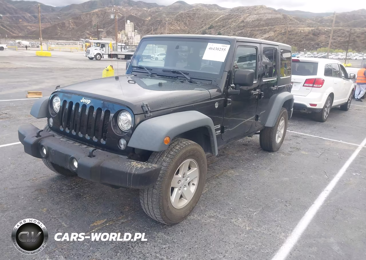 2018 Jeep Wrangler Jk Unlimited Sport S 4X4 VIN:1C4BJWDG7JL894868 - 2