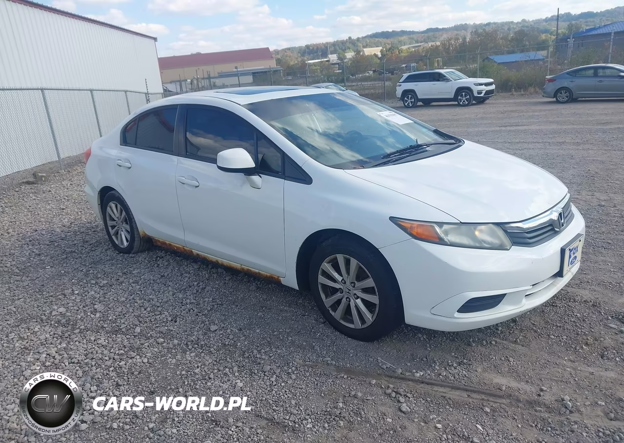 2012 Honda Civic Ex VIN:2HGFB2F83CH548718 - 1