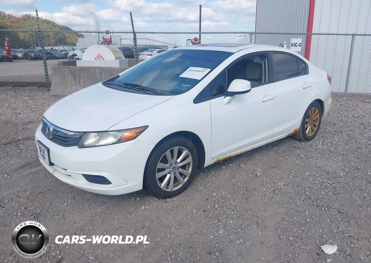 2012 Honda Civic Ex VIN:2HGFB2F83CH548718 - 2