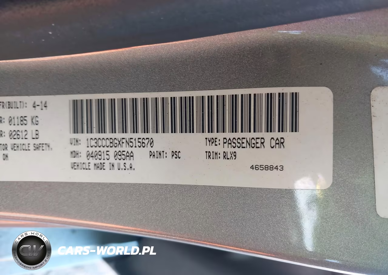 2015 Chrysler 200 S VIN:1C3CCCBGXFN515670 - 9