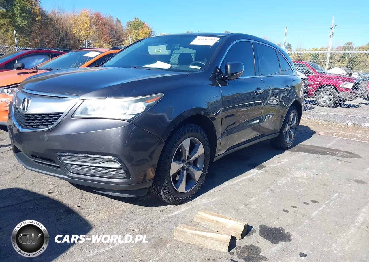 2014 Acura Mdx VIN:5FRYD4H2XEB016668 - 2