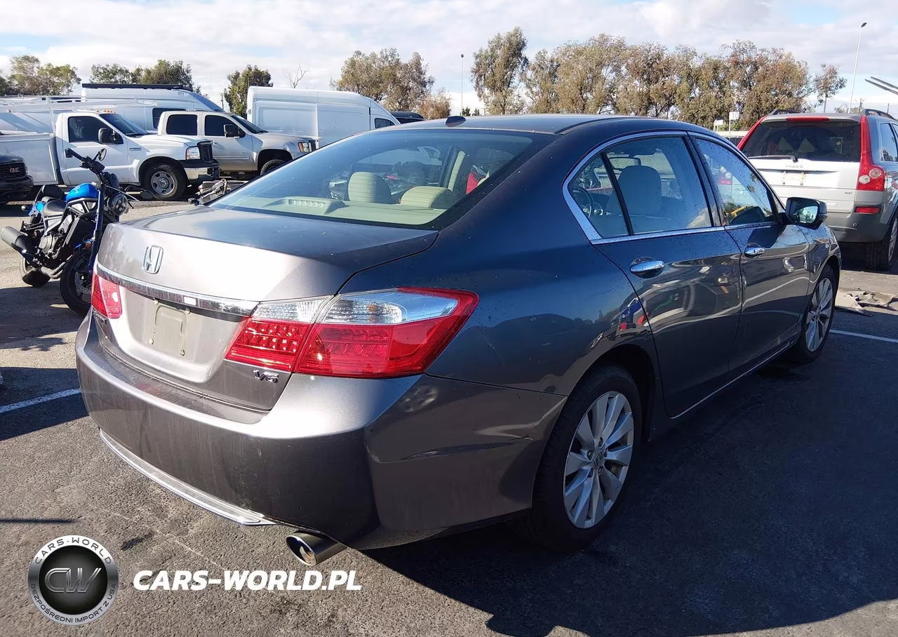 2014 Honda Accord Ex-L V-6 VIN:1HGCR3F83EA013829 - 4