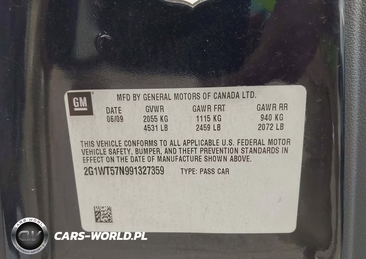 2009 Chevrolet Impala Lt VIN:2G1WT57N991327359 - 9