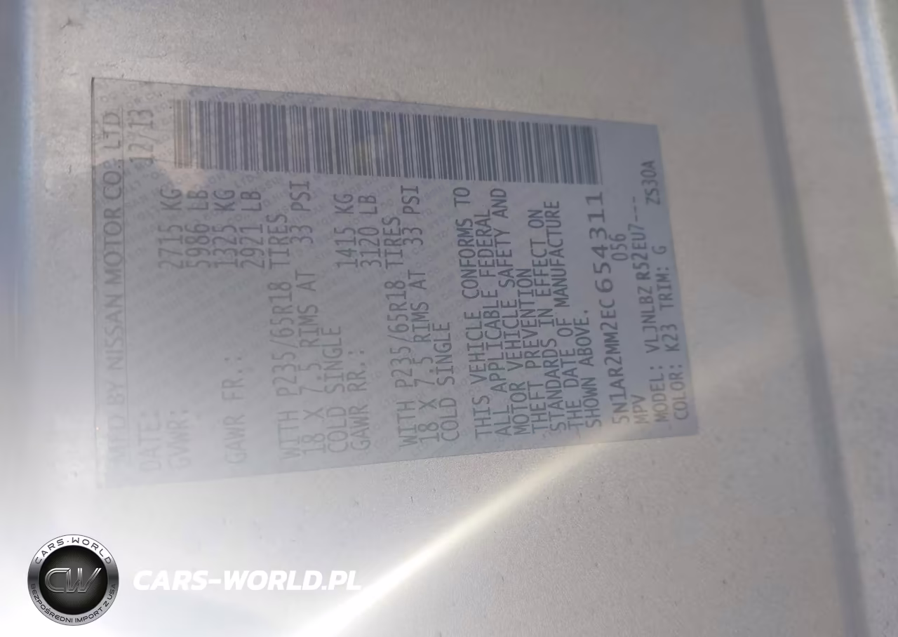 2014 Nissan Pathfinder S VIN:5N1AR2MM2EC654311 - 9