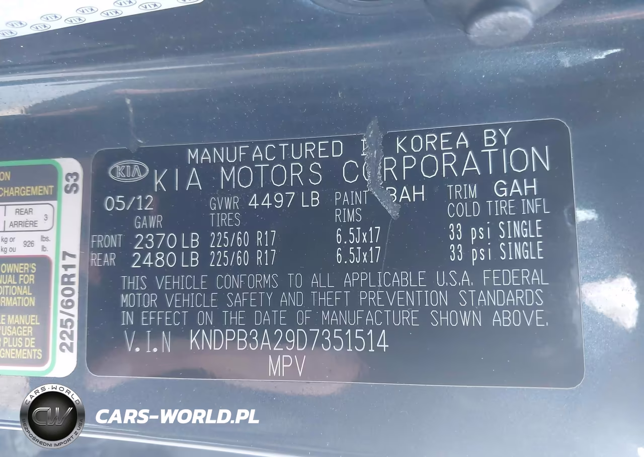 2013 Kia Sportage Lx VIN:KNDPB3A29D7351514 - 9