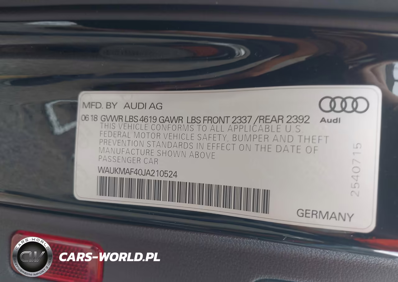 2018 Audi A4 2.0T Tech Ultra Premium-2.0T Ultra Premium VIN:WAUKMAF40JA210524 - 9