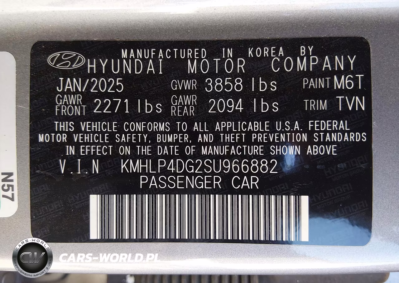 2025 Hyundai Elantra Limited VIN:KMHLP4DG2SU966882 - 9