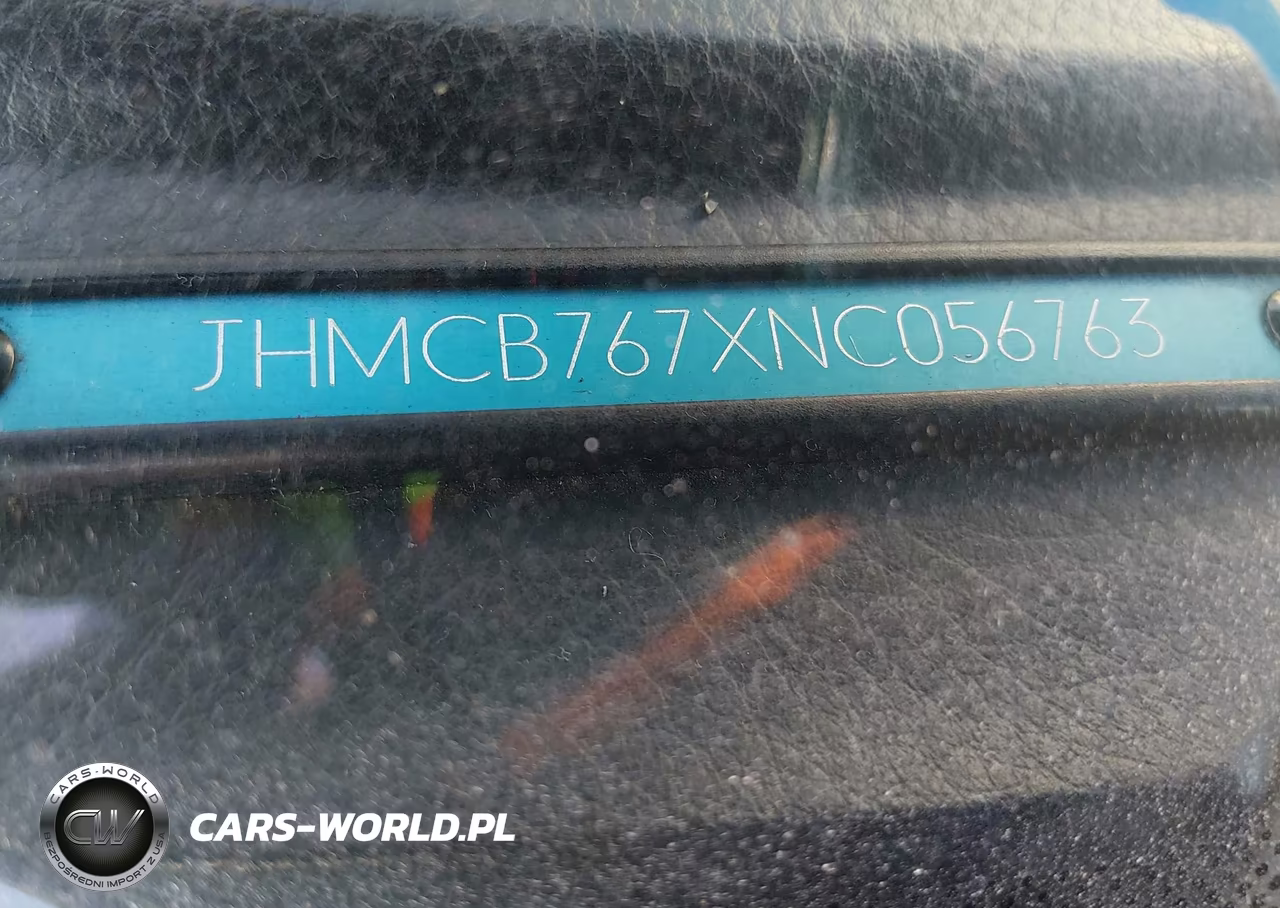 1992 Honda Accord Ex-Ex-R VIN:JHMCB767XNC056763 - 9